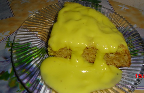 Рецепт лимонный пирог с заварным кремом