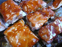 Рецепт свиные ребрышки «барбекю» в духовке