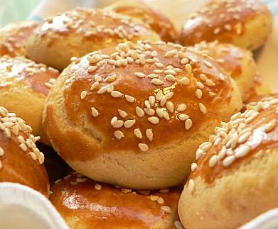 Рецепт пшенично-гречневые булочки с медом и орехами