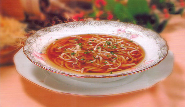 Рецепт суп-лапша домашняя на грибном бульоне