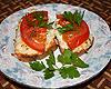 Рецепт горячие бутерброды с помидорами