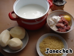Рецепт молочный супчик с фрикадельками