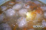 Рецепт суп с фрикадельками 'Ностальжи'