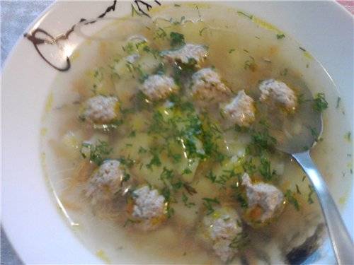 Рецепт суп с фрикадельками в мультиварке Panasonic
