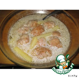 Рецепт суп с фрикадельками 'Вкуснятина'