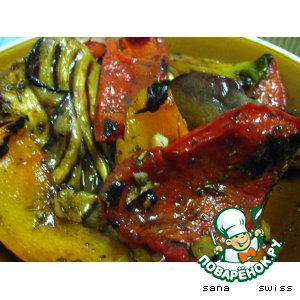 Рецепт овощи-гриль под маринадом 'бальзамико'