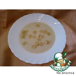 Рецепт суп-пюре из кабачка с плавленным сырком