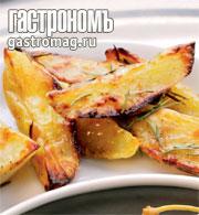 Рецепт картофель, запеченный с еловыми веточками