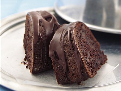 Рецепт шоколадный кекс с глазурью