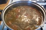 Рецепт суп из чечевицы с острой испанской колбасой 'Чоризо'