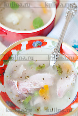 Рецепт суп из кролика с рисом и овощами