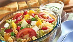 Рецепт салат из лапши и овощей