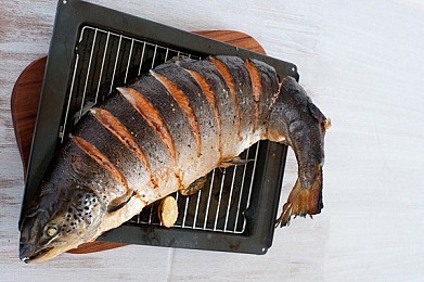 Рецепт запеченный лосось