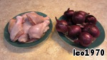 Рецепт курица, тушеная с большим количеством лука