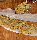 Рецепт сибас, запеченный в листьях лука-порея
