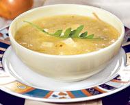 Рецепт суп из репчатого лука с брынзой
