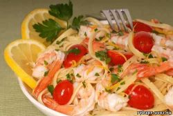 Рецепт макароны с морепродуктами
