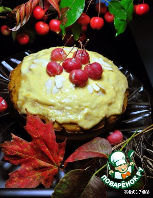 Рецепт кекс осенний с яблоками, морковью и тыквенной кремовой прослойкой