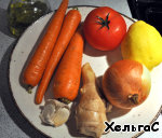 Рецепт летний суп из моркови с лимоном и имбирем