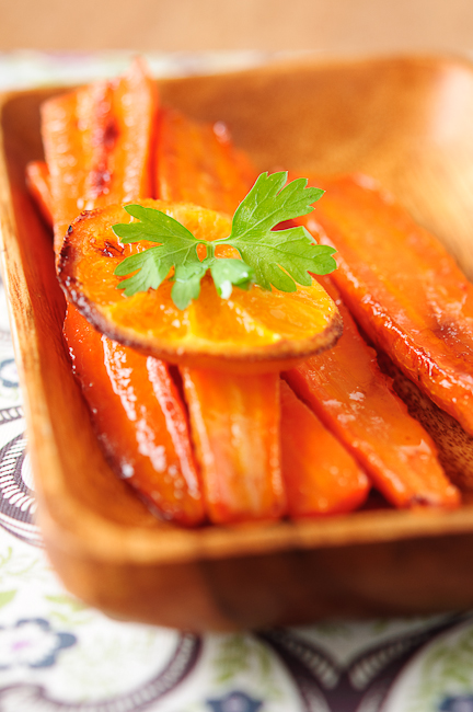 Рецепт морковь, запеченная c цитрусовыми