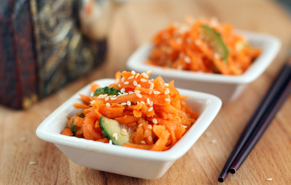 Рецепт острый салат из моркови