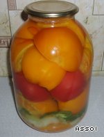 Рецепт помидоры, консервированные с морковью и луком