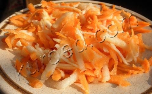 Рецепт салат из моркови и яблок