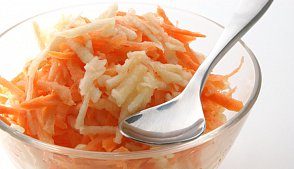Рецепт салат из моркови и яблок