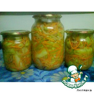 Рецепт салат из огурцов и моркови