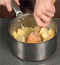 Рецепт завитки из огурца с картофельным пюре
