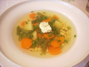 Рецепт бульон с овощами по-словацки