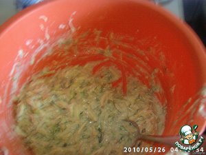 Рецепт пампушки-котлетки из кабачка с чесночной заливкой