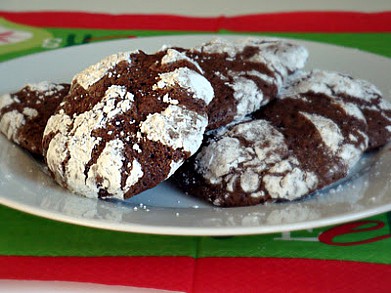 Рецепт нежное шоколадное печенье