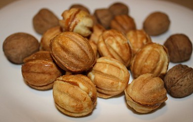 Рецепт печенье 'Орешки' со сгущенкой