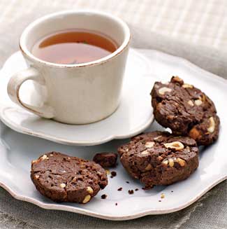 Рецепт пряное шоколадное печенье с фундуком
