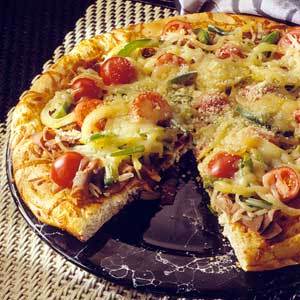 Рецепт пицца '4 вкуса'