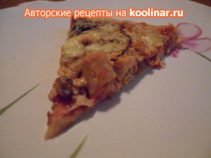 Рецепт пицца с баклажанами