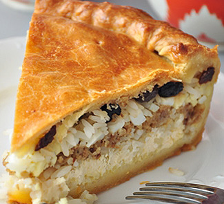 Рецепт татарский праздничный пирог Губадия