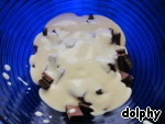 Рецепт шоколадно-карамельное пирожное с нугой и орехами
