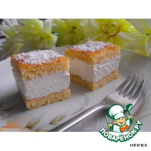 Рецепт вафельные пирожные «Соты»