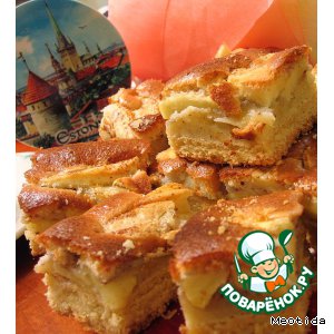Рецепт эстонский пирог 'Яблочные пирожные'