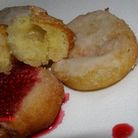 Рецепт пончики бюни с малиновым вареньем