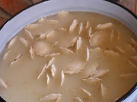 Рецепт супа с варениками