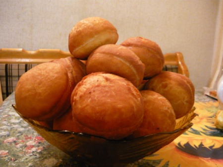 Рецепт пончиков с ветчиной или колбасой