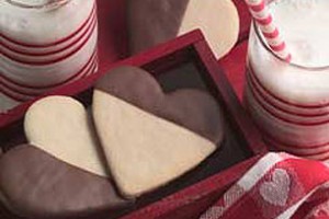 Рецепт - Шоколадные сердечки на 14 февраля 