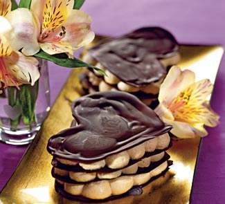 Рецепт - Шоколадные сердечки на Валентинов день