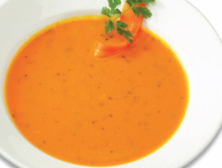 Рецепт - Морковный суп с кориандром
