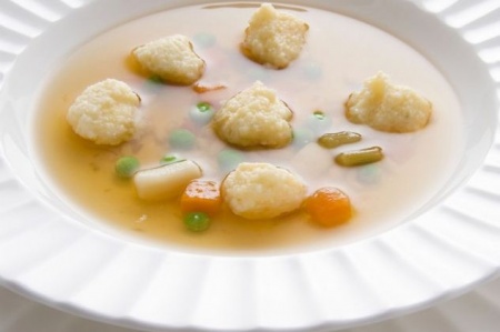 Суп с клецками. Рецепт. Как приготовить вкусный и сытный суп с клецками.