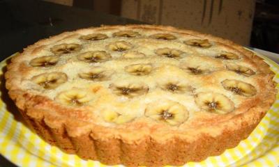 банановый пирог рецепт с фото