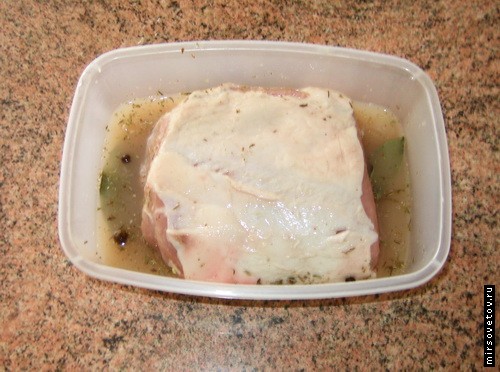 Рецепт свинины, запеченной в фольге